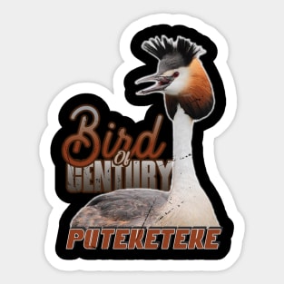 Puteketeke --- Bird Of The Century Sticker